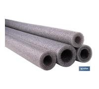 Coquilla aislante pe para tuberías ø15 mm x 1 m caja 15 unid.