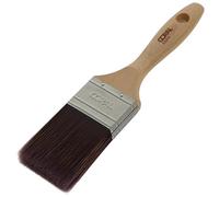 Coral 31713 Aspire - Brocha Profesional de Corte Recto Firme de 2 Pulgadas con Perfil Plano para un Acabado Ultra Suave y preciso con emulsión Comercial o Mango de Madera FSC Brillante