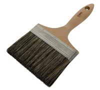 Coral 32702 Aspire - Brocha de pintura de pared de 6 pulgadas, perfil plano grueso profesional para alta productividad, acabado comercial con paredes, suelos, mampostería, cobertizos, vallas, decking,