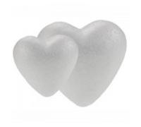 Corazones poliespan fixo kids 9,4 cm. pack de 6