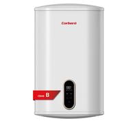 Corberó - termo eléctrico doble tanque | ctm755fl | 75l | instalación horizontal y vertical | termómetro exterior | termostato regulable | protección anticorrosión nergética b