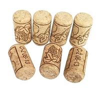 Corchos del Vino De Madera, 100 Piezas Reutilizables Recta Corchos De Vino Stopper, La Botella De Cerveza Taponeras Natural Craft Corchos para Hacer Vino O La Decoración De DIY Accesorios De Cocina