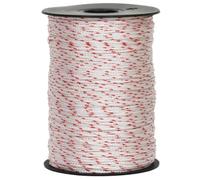 Corderie Italiane 6003465-00 Cuerda De Nylon, 1,8 Mm-200 MT, En El Carrete, Blanco/Rojo