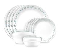 Corelle Country Cottage - Juego de vajilla sin taza de 16 piezas, servicio para 4