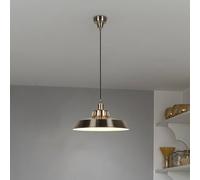 COREP Lámpara colgante Thelma, color aluminio, Ø 38 cm, metal