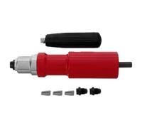CORHAD Adaptador para Taladro Inalámbrico Ángulo Recto Rojo Accesorio Eléctrico para Remachadora de Tuercas Herramienta Compacta para Remachado sin Burrs Compatible con Taladros