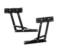 CORHAD Bisagra de Resorte para Mesa Elevable 235mm 130n, Soporte Plegable Hidráulico para Muebles, Bisagra Abatible Oculta, 2 Unidades, Mecanismo para Estante Extraíble y Mesa