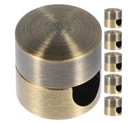CORHAD Clips para cables de lámpara colgante, juego de 6 soportes de anclaje ajustables, clips de aluminio dorado para techo, escritorio y comedor, estilo vintage
