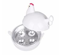 CORHAD Hervidor de Huevos Microondas con Diseño de Pollo Capacidad para Huevos Cocedor y Escalfador Rápido para Cocina Fácil y Práctica