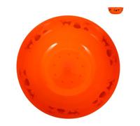 CORHAD Tazón de Dulces para Halloween Naranja de Plástico Gran Capacidad y Uso Versátil Adecuado para Decoraciones Festivas y Fiestas Temáticas