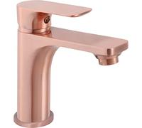 Cornat Grifo monomando "Edition Color" - Cuerpo de latón con aspecto de cobre - Fijación sin esfuerzo - Con válvula de desagüe a presión/grifo para el baño/grifo de lavabo / NERK1