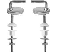 Cornat TEC365072 - Juego de fijación para asiento de inodoro Cornat Modena y varios diseños decorativos - acero inoxidable y plástico/sistema de fijación/set de fijación/piezas de repuesto /