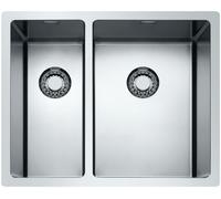 Corno Piu PFU11, lavabo, acero inoxidable, con pileta a la derecha