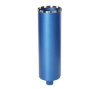 Corona de diamante para máquina de perforación con turbo, 1 1/4", Ø 122 mm, longitud total 460 mm, broca de diamante para perforación húmeda y seca para concreto