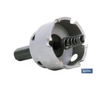 Corona de Metal Duro Cofan para Perforación en Superficies Planas y Curvas