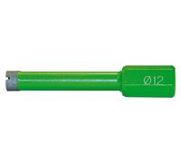 Corona de perforación húmeda con broca de diamante Eibenstock, rosca M 12, diámetro 6 mm x 60 mm, referencia 36130600