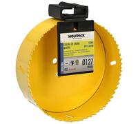 Corona sierra bimetal ø 127 mm. templado termico, base reforzada. cor