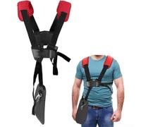 Correa de arnés de hombro doble ajustable para cortadores de cepillo de la serie FS KM, cinturón de nailon resistente con acolchado