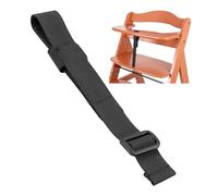 Correa de entrepierna para trona, 1 pieza, en negro, correa de cinturón compatible con Hauck Alpha Beta, Stokke Tripp Trapp, roba, y muchos más, cinturón de trona mesa de barra delantera
