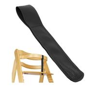 Correa de la entrepierna de la trona, 1 pieza, negra, cuero PU, arnés de seguridad compatible con, entre otros, Stokke Tripp Trapp, roba Sit Up, Safety 1st, Kinderkaft, correa del arnés de la trona