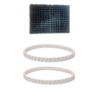 Correa de transmisión y cepillo de rodillo para Hayward para tigershark para sharkvac QC Plus Series Reemplazo de limpieza de piscina