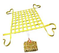 Correas de elevación para polipasto, Eslinga Plana de poliéster, Red de elevación, Redes de Carga elásticas, Correas de Red de elevación, Redes Colgantes de Carga para Carga y Descarga (1,5