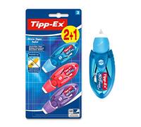 Corrector de Bolígrafos BIC Tipp-Ex, Óptimo para Material Escolar, Cinta Correctora de Bolígrafos, 8m X 5mm
