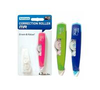 Corrector tipp-ex cinta correctora + recambio Mr Plus Rosa
