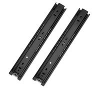 Correderas de Bolas, 300mm/12in Guias Correderas Para Cajones, Montaje Lateral, Trabajo Pesado Rieles, Extensión Completa Guia Rodamiento de Bolas para Gabinetes