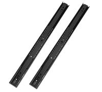 Correderas de Bolas, 550mm/22in Cierre Suave Guias Correderas Para Cajones, Montaje Lateral, Trabajo Pesado Rieles, Extensión Completa Guia Rodamiento de Bolas para Gabinetes