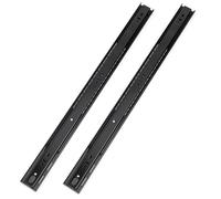 Correderas de Bolas, 600mm/24in Cierre Suave Guias Correderas Para Cajones, Montaje Lateral, Trabajo Pesado Rieles, Extensión Completa Guia Rodamiento de Bolas para Gabinetes