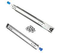 Corredores De Cajones De Metal, Corredores De Cajones De Gabinete 2 Piezas | Guías deslizantes con rodamiento de bolas extensión completa,silenciosas sin ruido,1200/1250/1300 mm(800mm/32in)