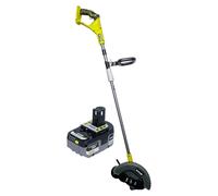 Cortabordes a batería RYOBI RY18EGA-0 de 18 V y 38 mm + 1 batería de 5,0 Ah - sin cargador