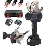 Cortacables Hidraulico a Bateria Tijeras Electricas para Cable | Kit profesional con bateria 4.0Ah para cortar cable blindado de cobre aluminio 50-75mm(EC-65)