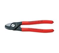 KNIPEX Tijeras cortacables con cartulinas autoservicio recubiertos de plástico 165 mm, 95 11 165 SB