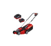 Einhell cortacésped con batería GE-CM 18/30-1 Li BL (1x3,0Ah) Power X-Change (18 V, 30 cm de Ancho de Corte, hasta 175 m2, brushless, Cesta 27 l, Altura de Corte 30-65 mm, sin batería)