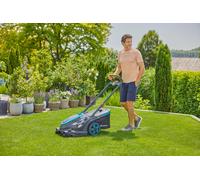 Cortacésped de batería gardena 14646-65 36v 46 cm ancho de corte 50 de autonomía con cargador y batería incluido