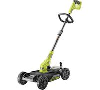 Cortacésped eléctrico a batería RYOBI RY18LMC30A-0, 18V. Incluye: cortacésped, recortador de césped y bordeadora. Cortacésped para uso urbano, con un ancho de corte de 30 cm