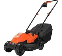 Cortacésped eléctrico BLACK+DECKER BEMW451-QS, 1200W, anchura de corte de 32 cm, ideal para jardines pequeños de hasta 300 m²