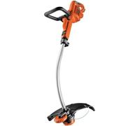 Cortacésped eléctrico BLACK+DECKER GL8033-QS, 800W, ancho de corte de 33 cm, con hilo, cabezal giratorio, extensible