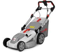 Cortacésped eléctrico con una potencia de 2000W, un ancho de corte de 43 cm y kit de mulching