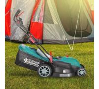 Cortacésped eléctrico de 1800W - Ancho de corte de 42 cm - Con función de mulching y depósito de recogida