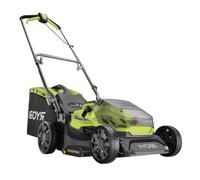 Cortacésped eléctrico de batería RYOBI RY18LM37A-140 - 18V - 4Ah - saco de 45 l - corte de 37 cm