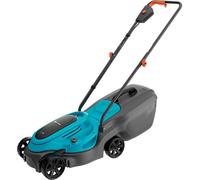 Cortacésped eléctrico EasyMax 32/18V P4A (solo), 18 voltios (turquesa/gris, sin batería ni cargador, compatible con la plataforma POWER FOR ALL ALLIANCE)