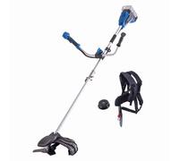 Cortacésped eléctrico inalámbrico Scheppach BC-BCH380/40 - 2x20V | Cortacésped con un ancho de corte de 380 mm | Desmalezadora con un ancho de corte de 255 mm | Incluye arnés para el hombro