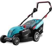 Cortacésped eléctrico K&S Könner & Söhnen KS 42LM, 1800 W, anchura de corte de 420 mm, altura de corte de 25-80 mm, 5 posiciones, depósito de recogida de hierba de 40 litros, función de mulching