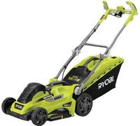 Cortacésped eléctrico RYOBI RLM18E40H, 1800 W, anchura de corte de 40 cm, función de mulching, manillar doble