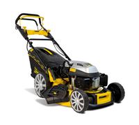 GARLAND Sioux 1255ZESG-V23 | Cortacésped Gasolina 196 CC OHV con Arranque Eléctrico y Manual, Tracción, Corte 525 mm, 6 Alturas, Chasis Acero | Jardines hasta 1.750 m²
