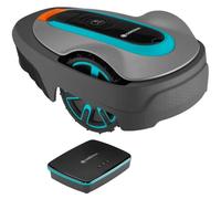 Cortacésped robot Gardena SILENO minimo, batería, negro y azul - Nuevo