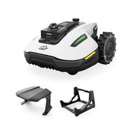Cortacésped Robótico Mammotion YUKA Mini 2 1000 con garaje y soporte de lavado, sin cable, para 1000 m², DropMow, mapeo automático, corte de bordes